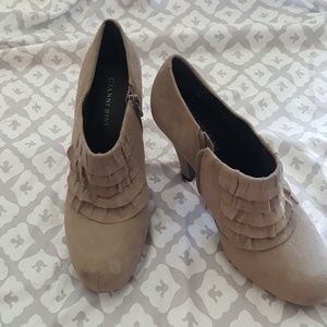 Gianni No No grey suede shoes